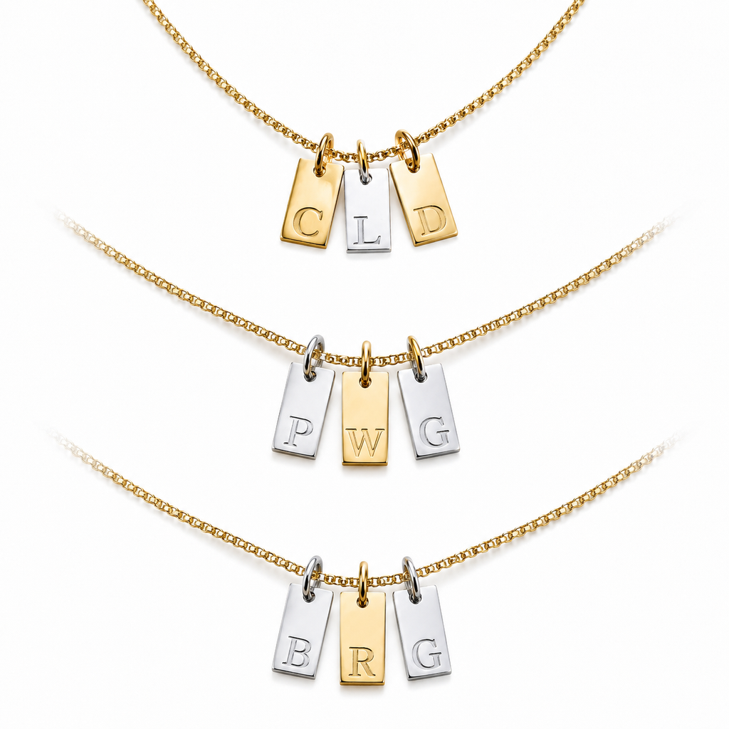 Initial Tag Necklace