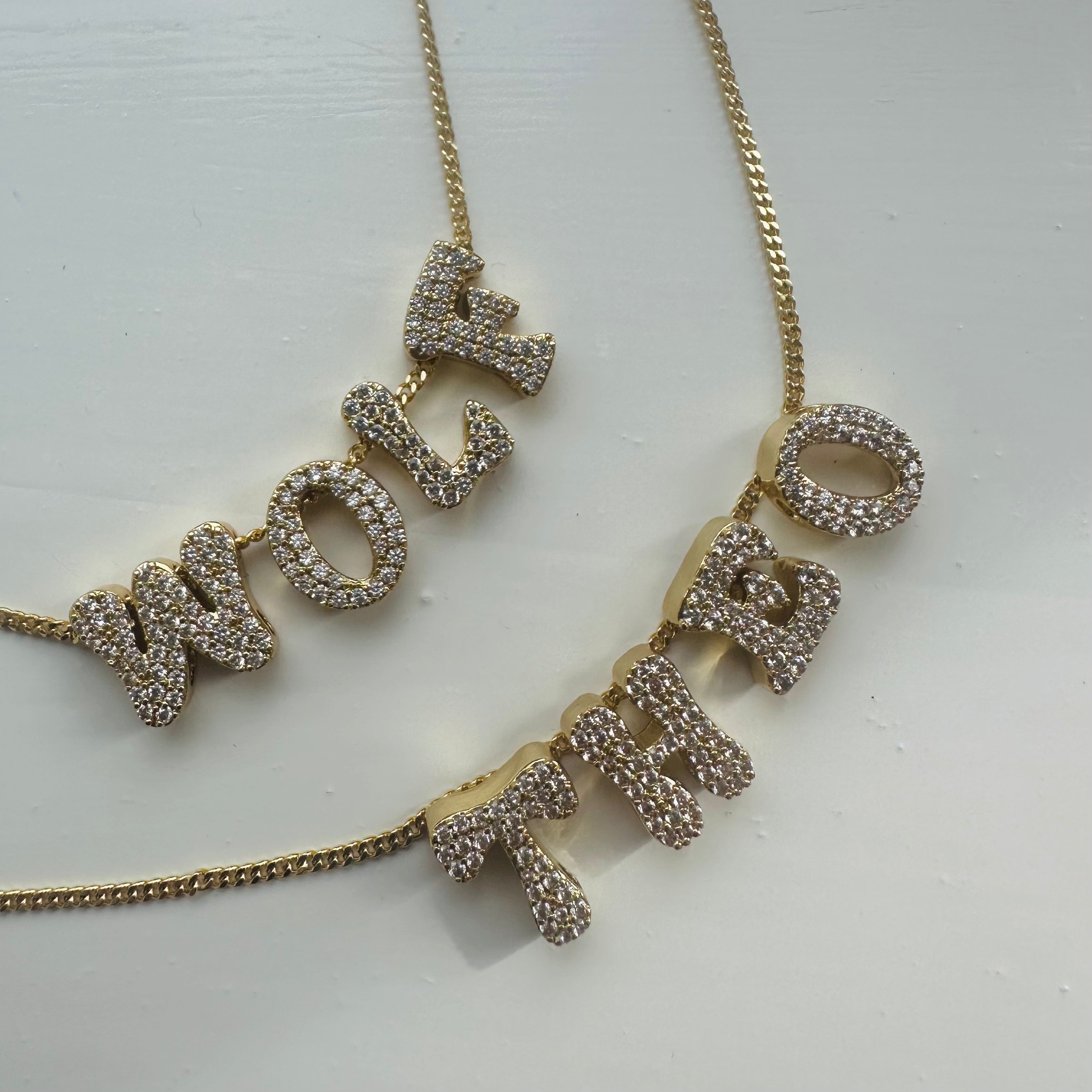 Midi Bubble Diamanté Necklace