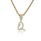 Rockstar Initial Necklace