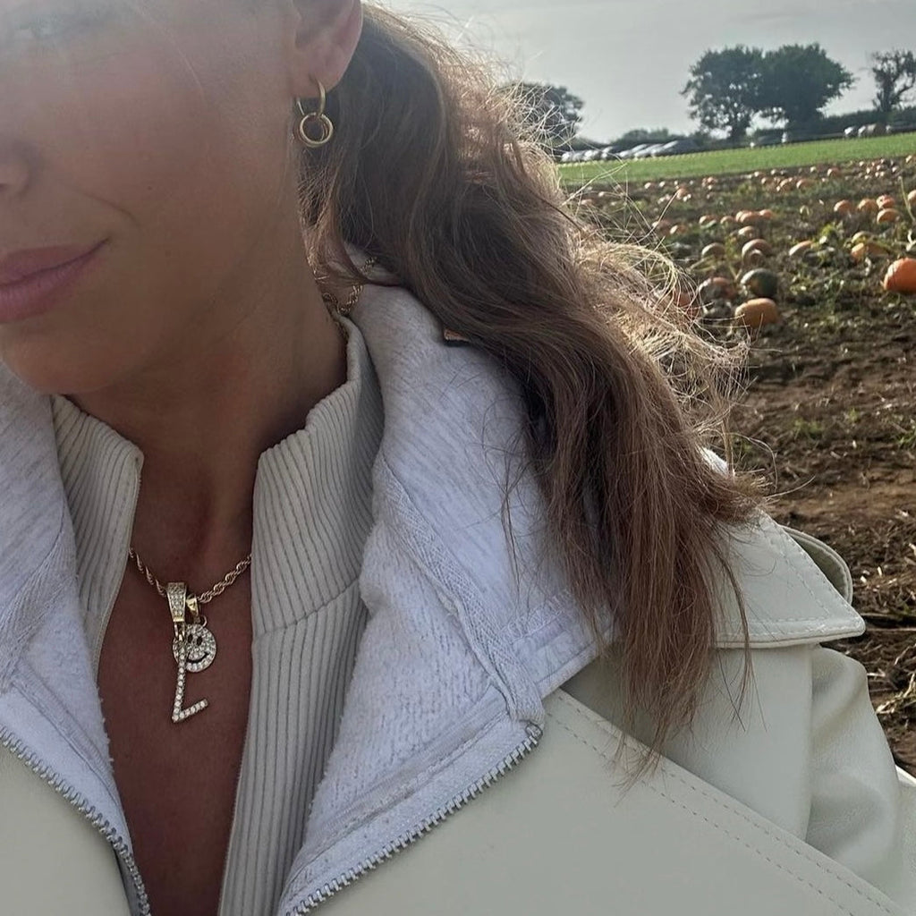 Rockstar Initial Necklace