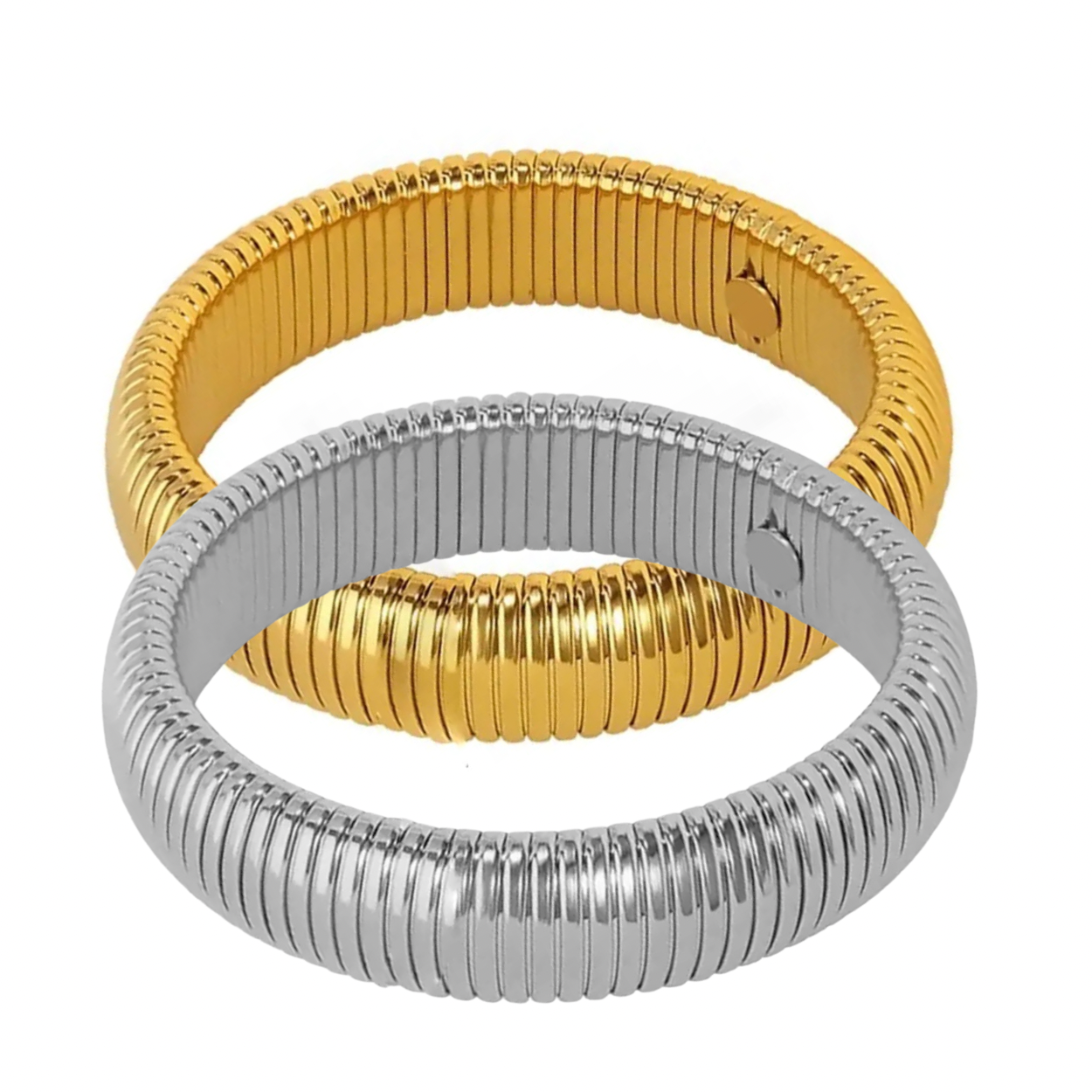 Yellow&White Gold Duo Bangle