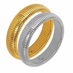 Yellow&White Gold Duo Bangle
