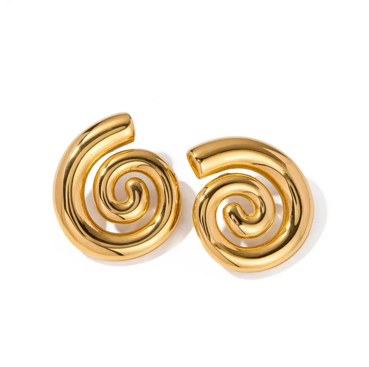 Swirl Stud Earrings