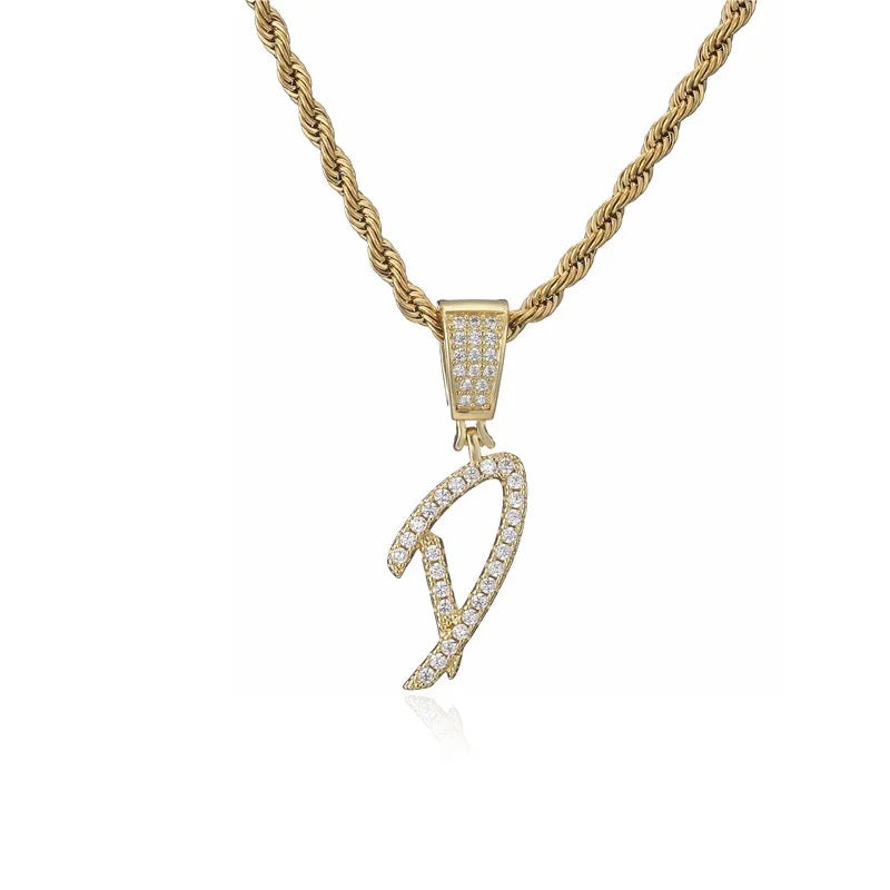Rockstar Initial Necklace