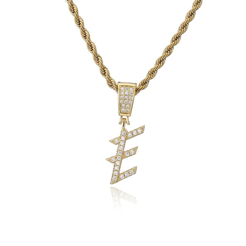Rockstar Initial Necklace